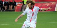 Swiss-born Croatian footballer Ivan Rakitic playing for Sevilla FC in La Liga