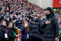 There were plenty more banners on display in the Kop End, including one displaying all major trophies won by the club during Klopp's tenure